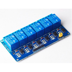 HR0053 6 Channel Relay Module with light coupling 5V/12V